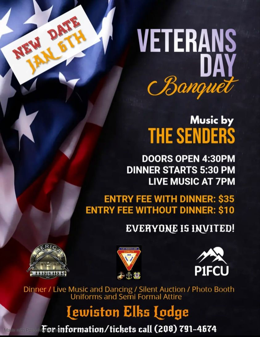 Veteran's Day Banquet flier